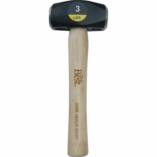 All-Source 3 Lb. Steel Drilling Hammer with Hickory Handle 30948